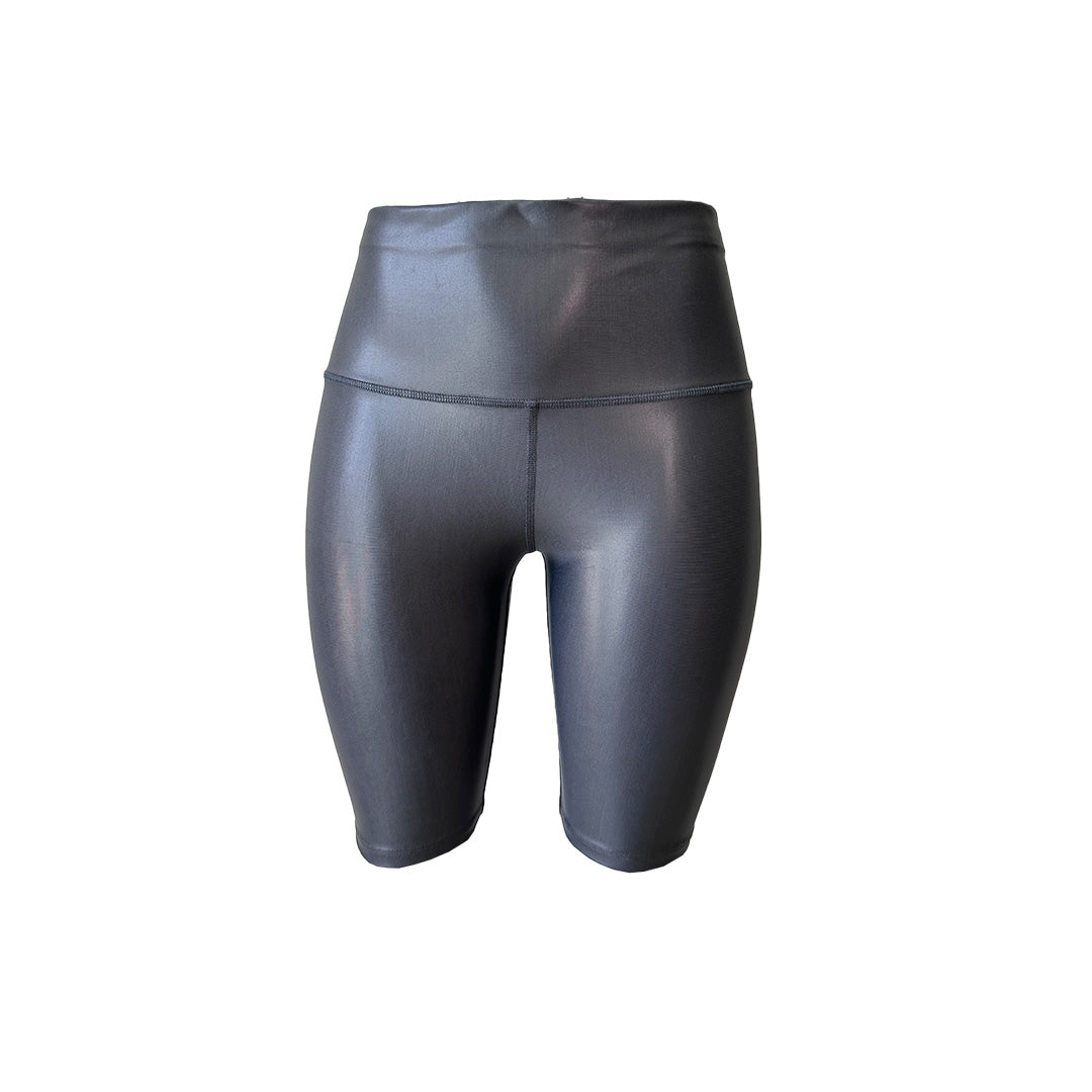 BIKER METALIZADO COLOR GRIS RATON TALLA PLUS