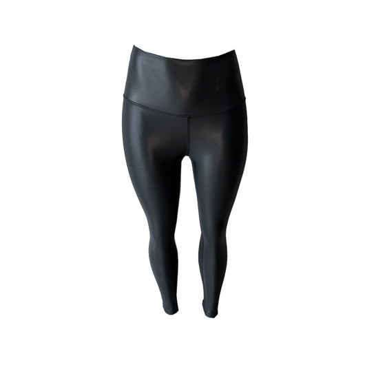 Leggings Metalizado - Color Negro (Talla Plus)