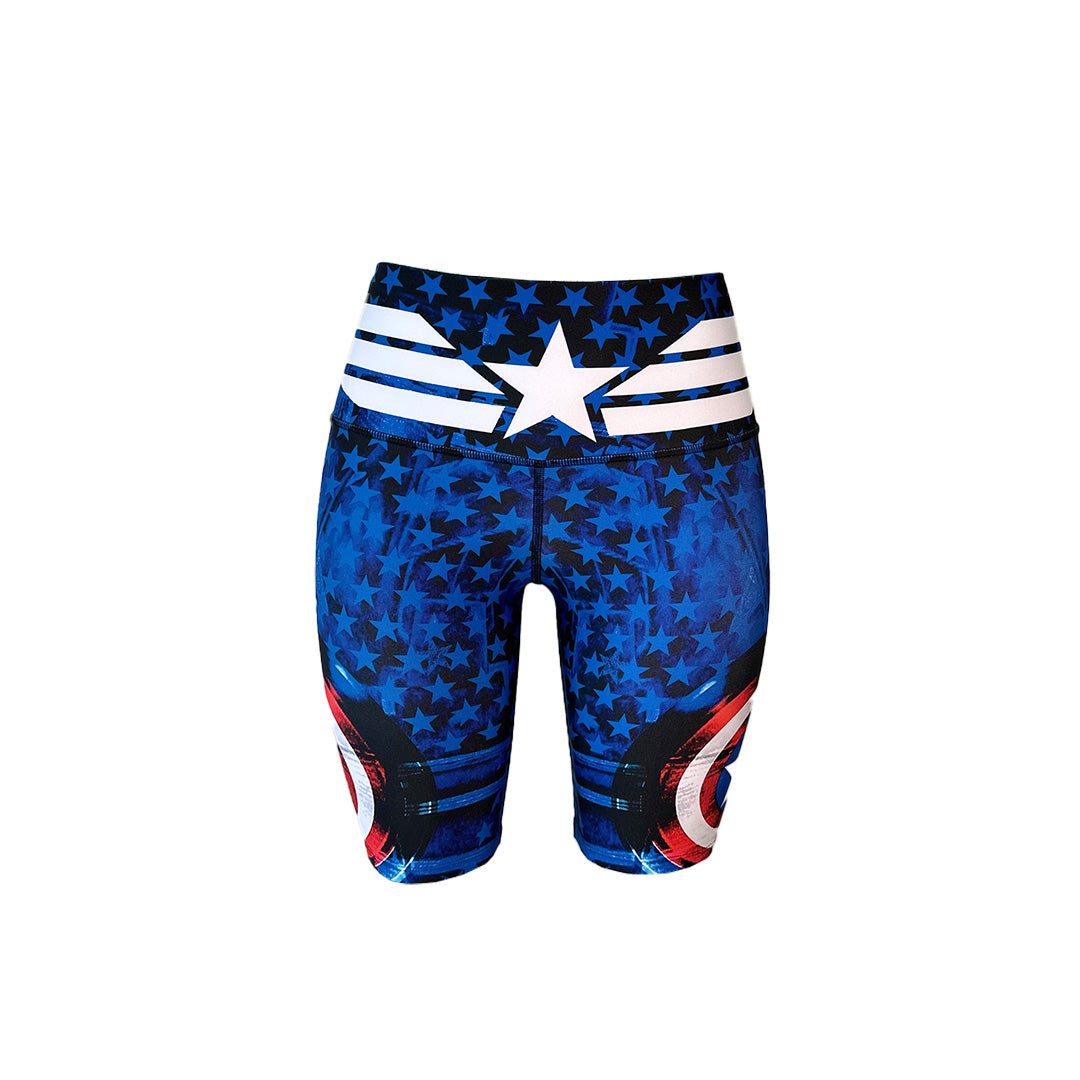 BIKER ESTAMPADO COLOR CAPITAN AMERICA