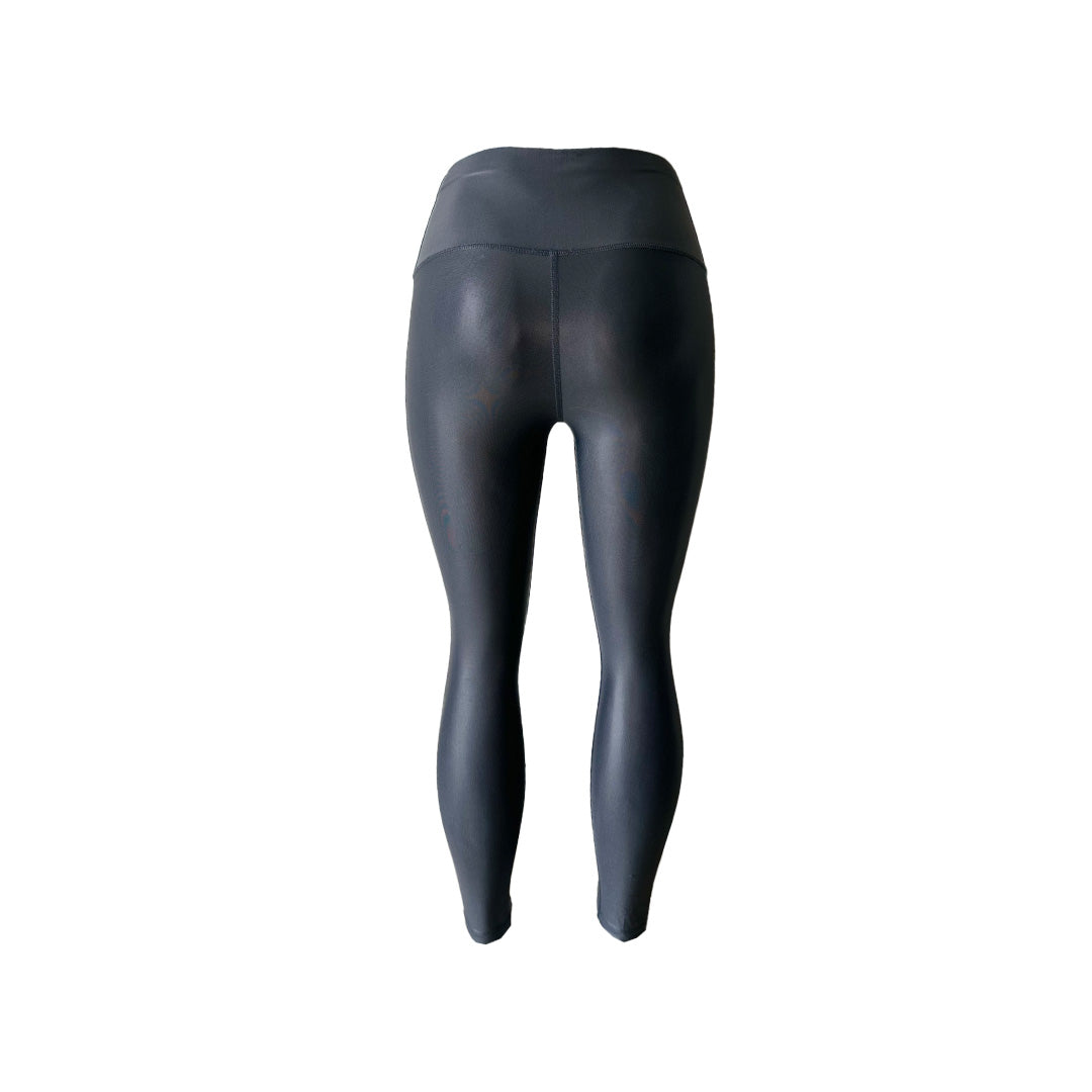 Leggings Metalizado - Color Gris Ratón (Talla Plus)